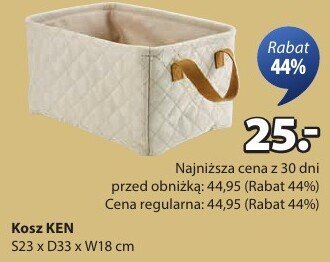 Kosz KEN promocja w Jysk