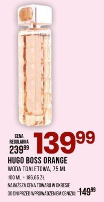Perfumy Hugo Boss Orange woda toaletowa damska 75 ml promocja w Drogerie Natura