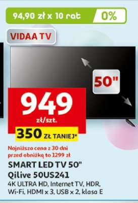 Telewizor 50" 50us241 Qilive promocja