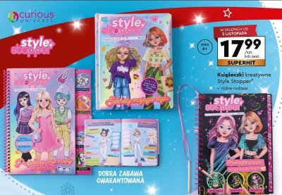 Książeczki kreatywne Style Stopper - różne rodzaje promocja w Biedronka