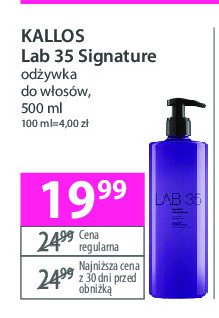 Odżywka signature KALLOS LAB 35 promocja