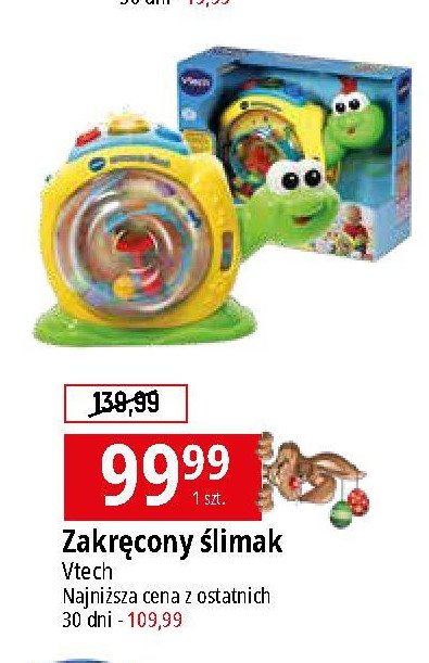 Zakr臋cony 艣limak Vtech promocja