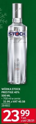 Wódka Stock Prestige 40% 500 ml promocja w Selgros