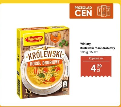 Królewski rosół drobiowy promocja w Biedronka