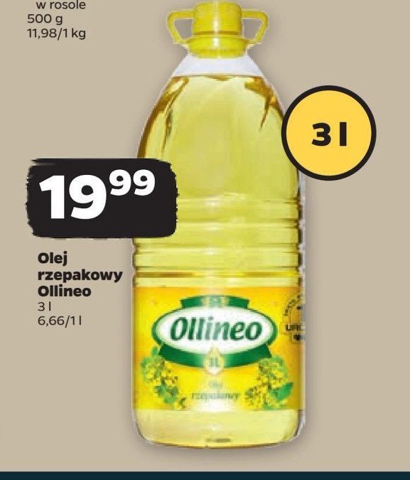 Olej rzepakowy Ollineo promocja