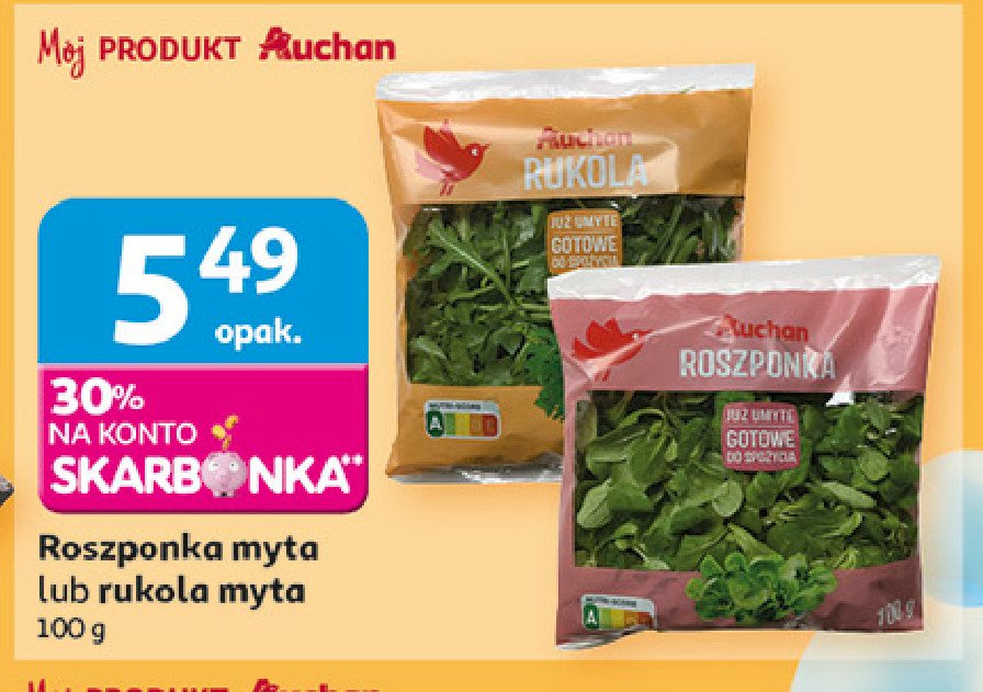 Roszponka myta Auchan promocja w Auchan