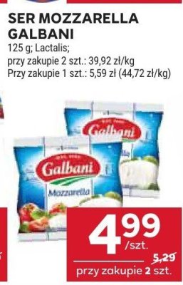 Ser mozzarella Galbani promocja w Stokrotka