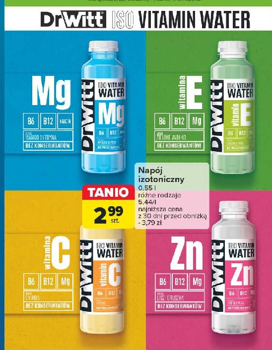 Nap贸j z selenem Dr witt vitamin water promocja