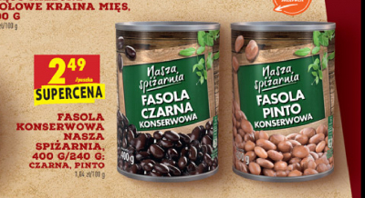 Fasola konserwowa pinto Nasza spi偶arnia promocja