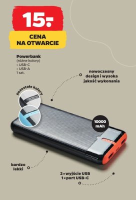 Powerbank 10000 mAh promocja w Netto