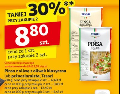 Pinsa gourmet Tesori d'italia promocja