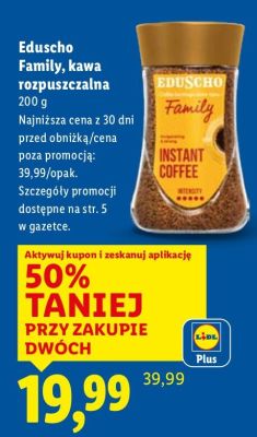 Kawa rozpuszczalna Family  promocja w Lidl