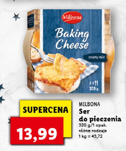 Ser do pieczenia 艂agodny Milbona promocja