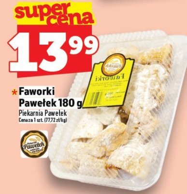 Faworki Pawełek 180 g Piekarnia Pawełek promocja w TOPAZ