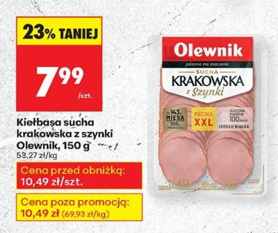 Kie艂basa promocja w Biedronka