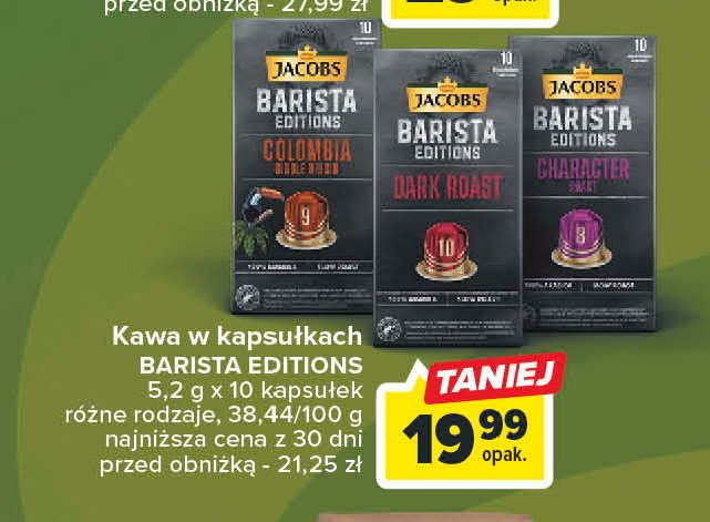 Kawa dark roast Jacobs barista editions promocja
