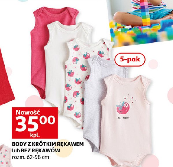 Body niemowl臋ce z kr贸tkim r臋kawem 62-98 cm promocja