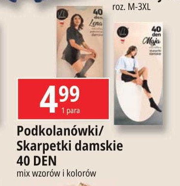 Podkolanówki damskie 40 den promocja