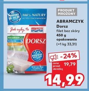 Dorsz bałtycki filet bez skóry Abramczyk promocja