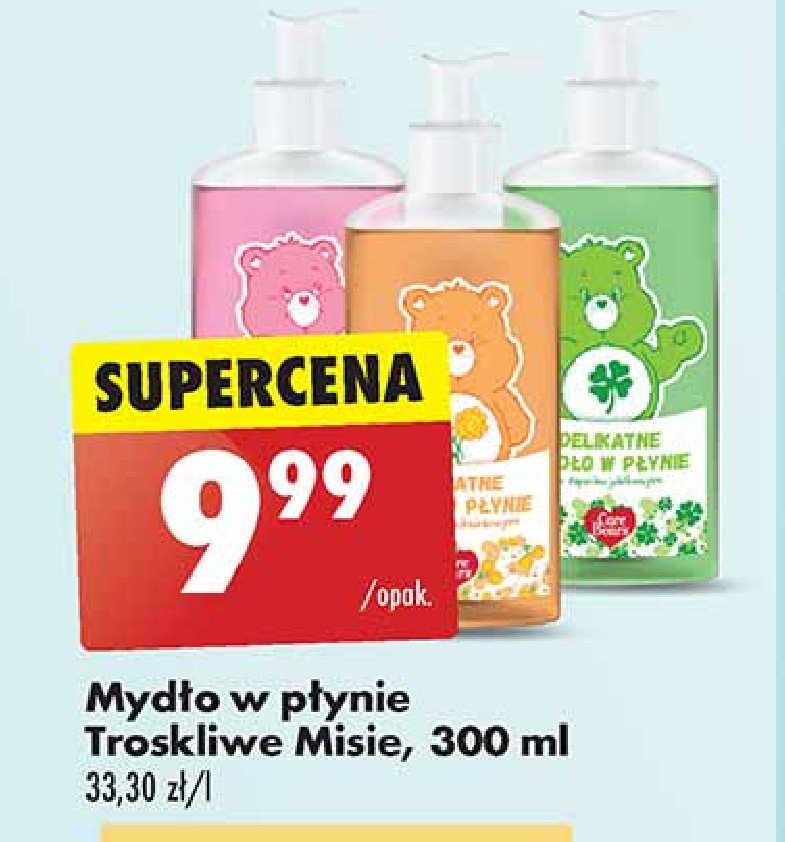 Mydło w płynie różowe CARE BEARS promocja