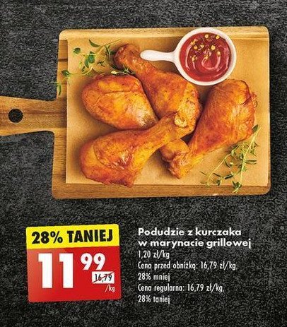 Podudzie z kurczaka w marynacie promocja