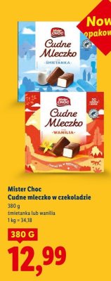 Cudne Mleczko w czekoladzie śmietankowe promocja w Lidl