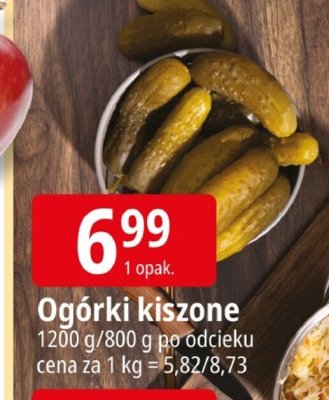 Ogórki kiszone promocja w Leclerc
