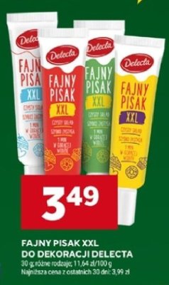 Fajny pisak XXL do dekoracji Delecta promocja w Stokrotka