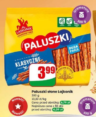 Paluszki słone klasyczne promocja w Dino