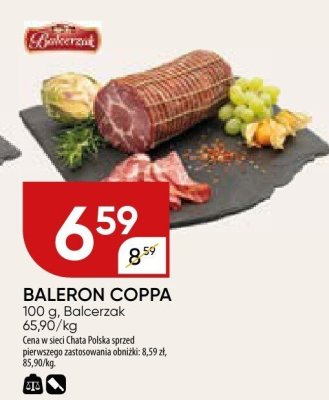 Baleron coppa Balcerzak promocja w Chata Polska