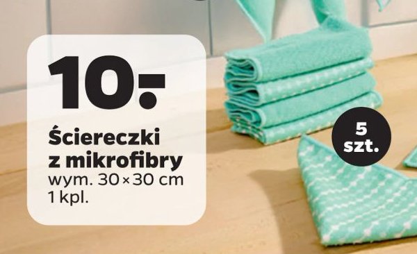艢cierki z mikrofibry promocja