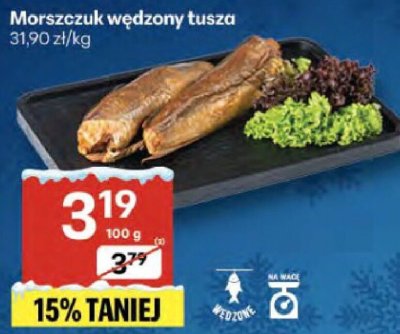 Morszczuk wędzony tusza promocja w Delikatesy Centrum