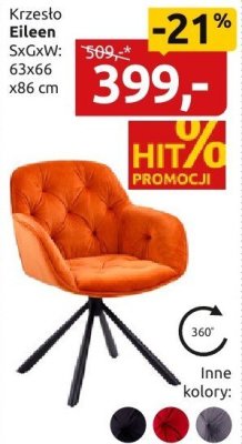 Krzesło Eileen Black Red White promocja