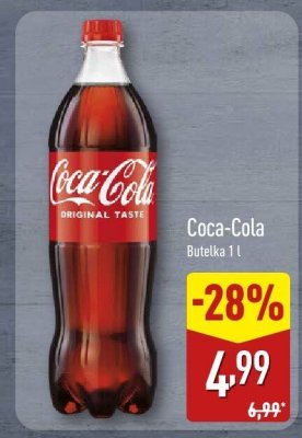 Coca-Cola 1 l promocja w Aldi