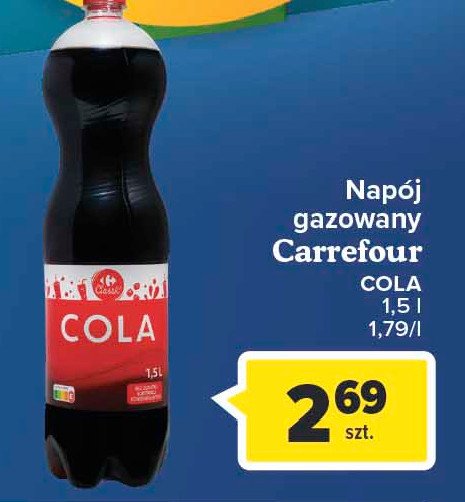 Napój cola Carrefour promocje