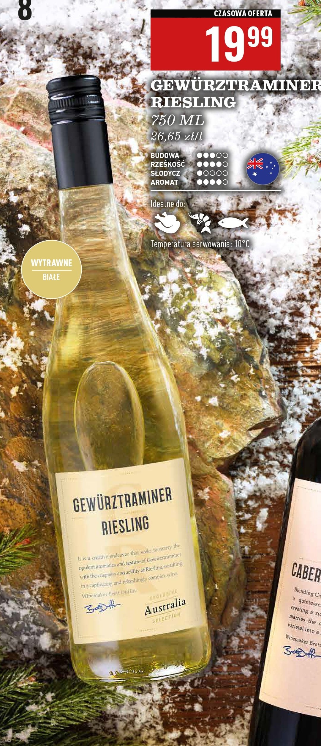 Wino wytrawne GEWURZTRAMINER promocja