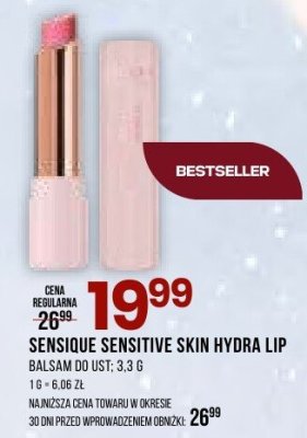 SENSIQUE SENSITIVE SKIN HYDRA LIP BALSAM DO UST 3.8 G promocja w Drogerie Natura