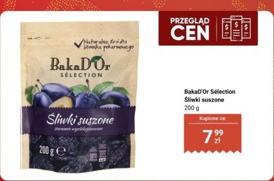 Śliwki suszone promocja w Biedronka