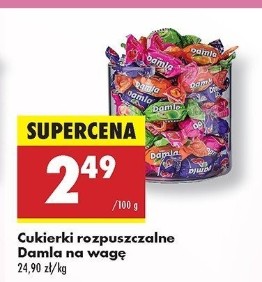 Cukierki damla promocja