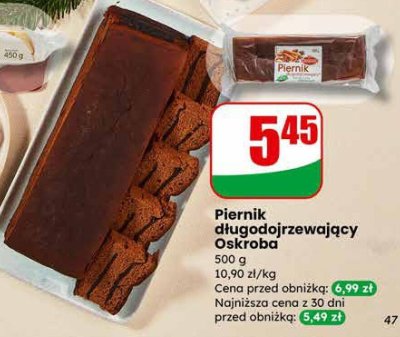 Piernik długodojrzewający  promocja w Dino
