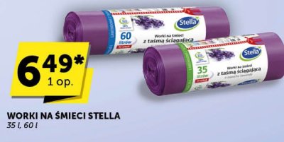 Worki na śmieci Stella z taśmą ściągającą promocja w ABC