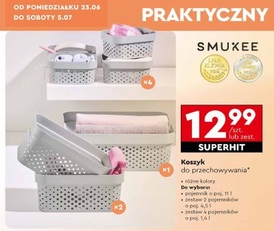 Pojemniki ażurowe 1.4 l Smukee home promocja