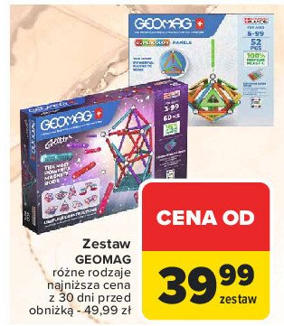 Klocki panels glitter 22 el Geomag promocja