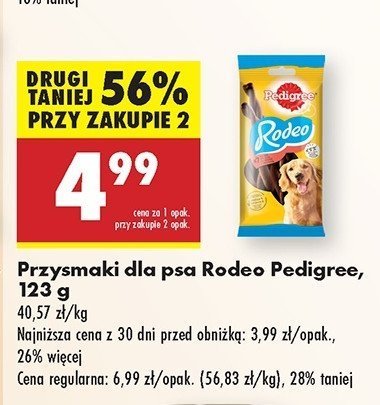 Przysmak dla psa Pedigree rodeo promocja w Biedronka