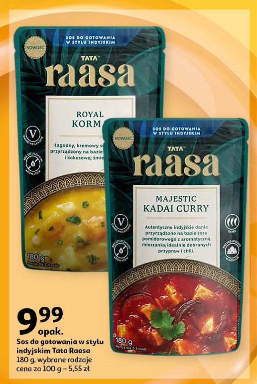 Sos kadai curry Tata raasa promocja