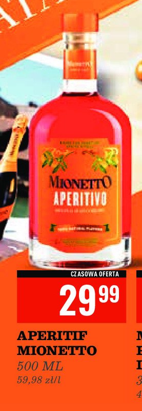 Vermouth Mionetto aperitivo promocja