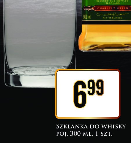 Szklanka do whisky 300 ml promocja w Dino