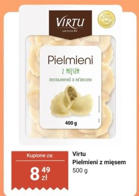 Pielmieni z mięsem Virtu promocja w Dino