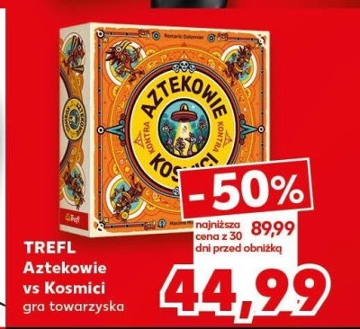 Gra towarzyska Aztekowie vs Kosmici Trefl promocja w Kaufland