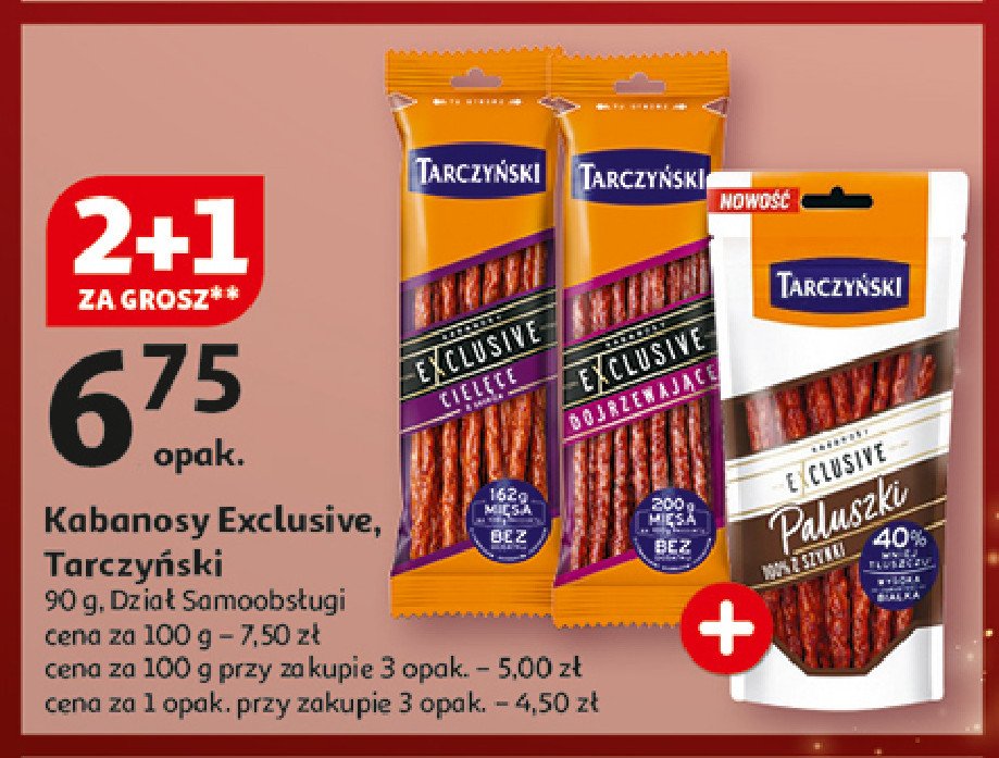 Kabanos cielęcy Tarczyński kabanos exclusive promocja